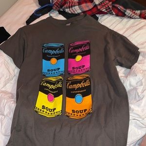 Womens medium campbells soup shirt barely worn